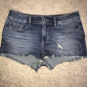 PINK jean shorts